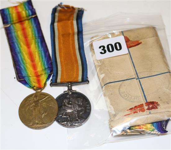 2 First World War medals